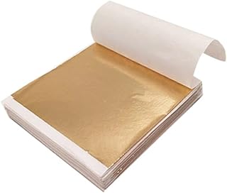 100pcs of Golden Leaf DIY Art Craft Paper for Scrapbook And Home Decoration.