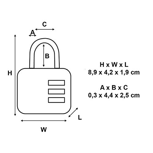 Cadenas TSA Master Lock pour eviter les ouvertures forcees de valise aux douanes