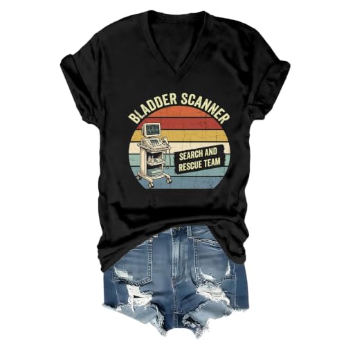 Bladder Scanner Search and Rescue Team Shirt Funny Nurse Radiology T-Shirt