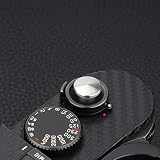 Camera Shutter Button Metal Shutter Release Button for Fujifilm X-E4 X-E2S X-E3 X-T2 X-T3 XT4 XT30 X-T20 X-Pro3 X-Pro2 X100V X100T X100S X100F and M11 M8 M9 M10 M-240 M9-P Convex Surface Silver
