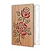 HeartspaceCards Rose Design: Valentine's Day Card Made with Real Wood; Anniversary Card for Husband Or Wife