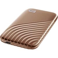 WD My Passport SSD 2 TB mobiler SSD Speicher (NVMe-Technologie, USB-C und USB 3.2 Gen-2 kompatibel, Lesen 1050 MB/s, Schreiben 1000 MB/s) Rose Gold – Ansicht 6