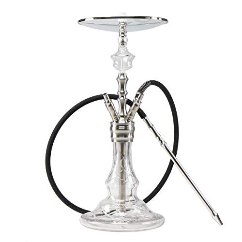 THE HOOKAH SKYWALKER HANDCUT FULL SET Shisha Hookah 48cm V2A Edelstahl Komplettset Wasserpfeife Adapter Molassefänger… – Bild 4