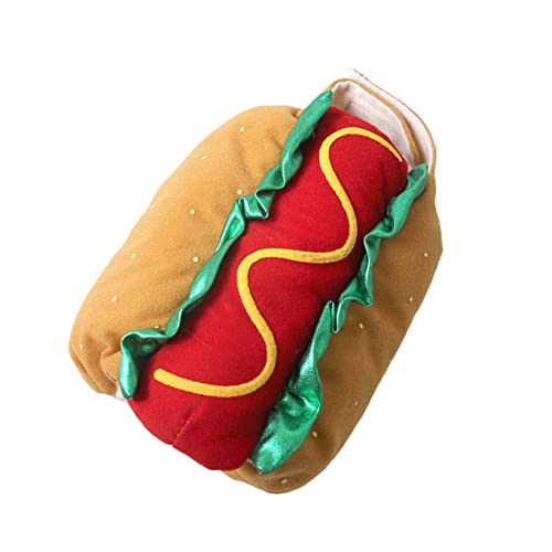 Disfraz divertido Hot Dog para mascotas XXS miniatura 6