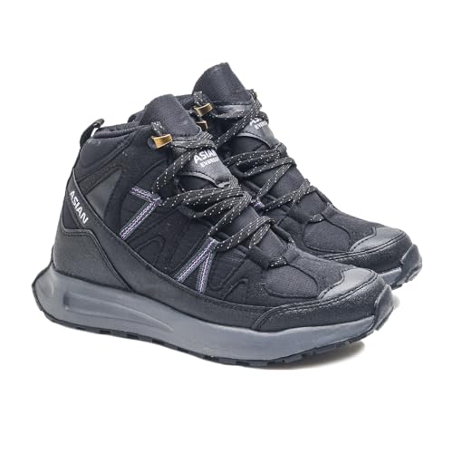 Image of ASIAN Everest W-21 Women's Trekking & Hiking Shoes | Durable Outdoor Footwear with Anti-Slip Outsole, Soft Cushion Comfort & Water-Resistant Upper | Ideal for Travel, Biking & Trails