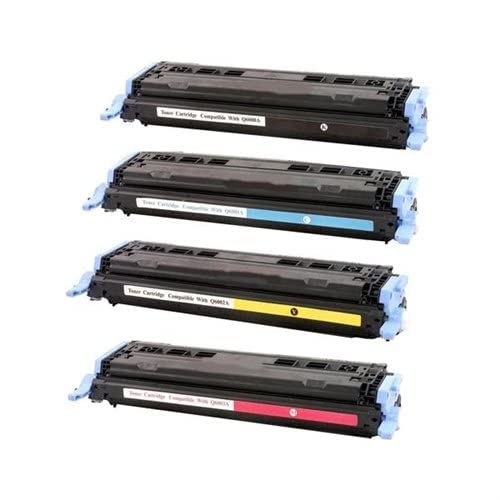 Image of Dr cartridge point 124A / Q6000A / Q6001A / Q6002A / Q6003A Toner Cartridge Compatible forLaser Jet PRO Color CP1600 / CP 2600 / CM1015 MFP Printer (Set)
