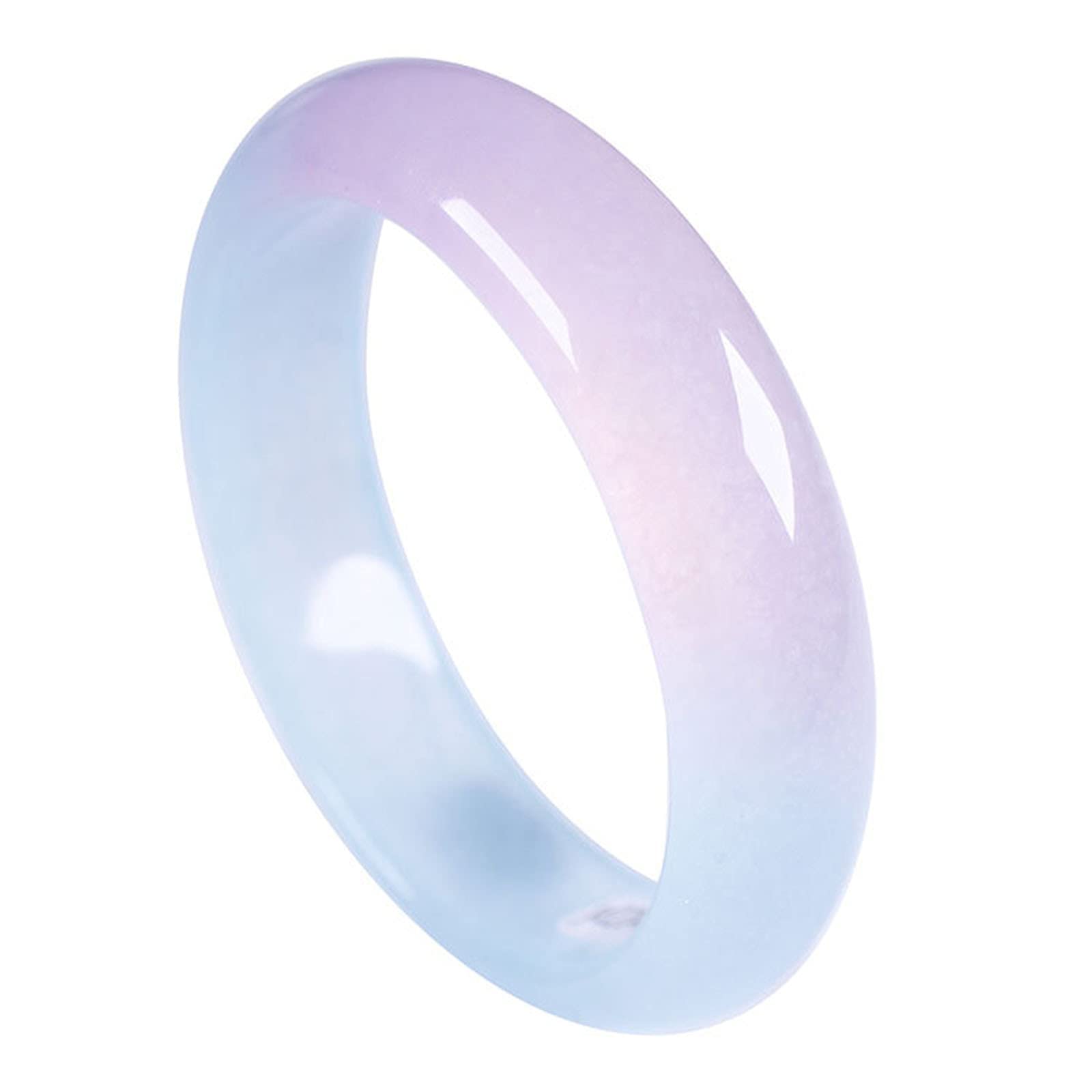 翡翠バングル　紫色 Amazon | [BUDBYU] 女性用翡翠ブレスレットバングル蛍光紫翡翠