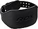 RDX Weight Lifting Belt Gym Fitness, Cowhide Leather, 4” 6” Padded Lumbar Back Support, 10 Adjustable Holes, Weightlifting Powerlifting Bodybuilding Deadlift Squat Workout Strength Training, Men Women