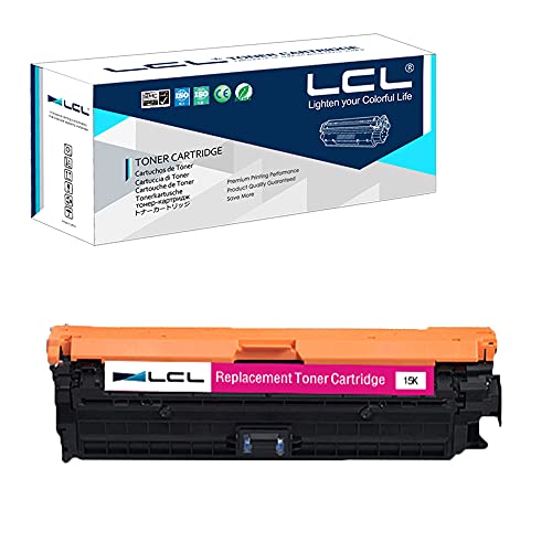 LCL Remanufactured Toner Cartridge Replacement for HP 650A CE273A CP5525 CP5525dn CP5525n CP5525xh M750dn M750n M750xh (1-Pack Magenta)