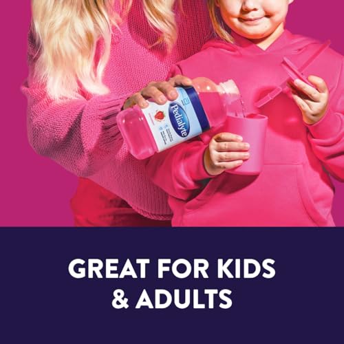 Image of Pedialyte Electrolyte Drink, Hydration Drinks for Kids & Adults, Strawberry, Liter, Pack of 8