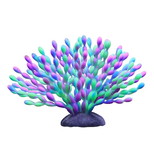 Incandescente bellezza subacquea: il corallo dell'acquario utilizza l'attivazione della luce attinica per emulare la fluorescenza delle acque profonde, aumentando la vivacità del serbatoio e generando una scena subacquea sognante che affascina gli spettatori sia in ambienti domestici che aziendali