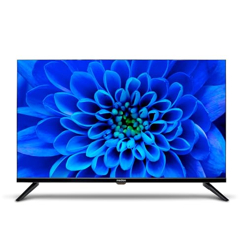 MEDION E13208 (MD 30328) 80 cm (32 Zoll) HD Fernseher (Triple Tuner Receiver DVB-T2 DVB-C DVB-S2, 2 x HDMI, SCART, USB, Sleeptimer, Mediaplayer, VESA, CI+)