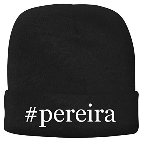 BH Cool Designs #Pereira - Men&#39;s Hashtag Soft & Comfortable Beanie Hat Cap, Black, One Size
