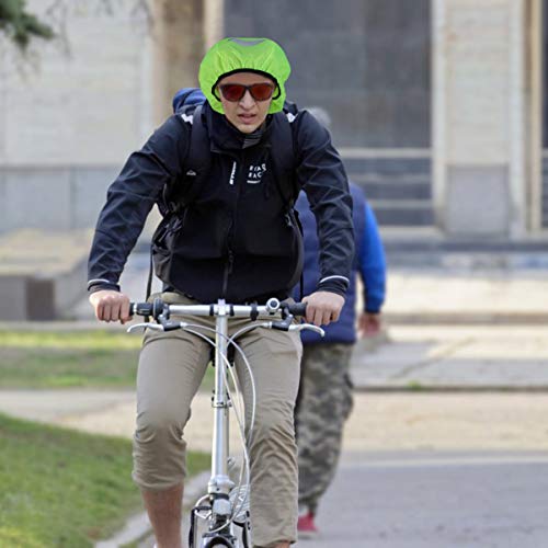 CLISPEED Capa de Capacete de Alta Visibilidade Capa de Capacete Resistente a IntempÃ©ries Com Tira R