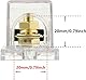 BOJACK 2 STK. 60A ANL-Sicherungshalter und 2 STK. 60 Amp 32 VDC ANL-Sicherungen für Audio- und Videosysteme