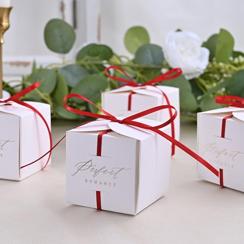 Image of Double Face Red Satin Thin Ribbon 1 /8 inch X 50 Yards Polyester Red Ribbon for Gift Wrapping Very Suitable for Weddings Party Hair Bow Invitation Decorations and More