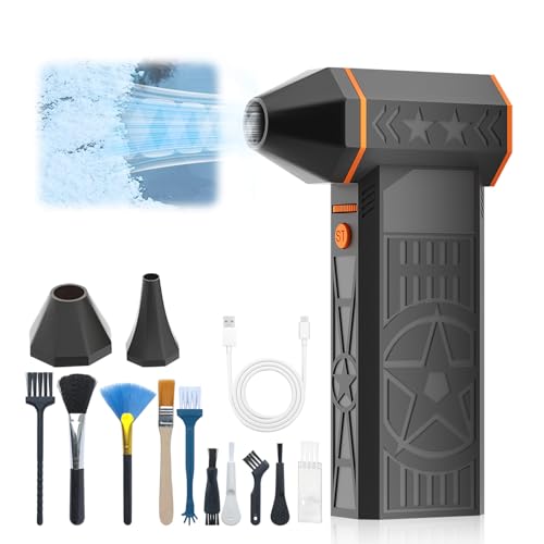 Upgrade Snow Whiz Turbo Blower,Suptruck Frostblazer Thermal Snow Blower,130,000RPM Mini Turbo Snow Blower,Portable Car Snowwith Efficient Turbine Tech, Car Windshield Defrost, Snow Removal (1 Set)