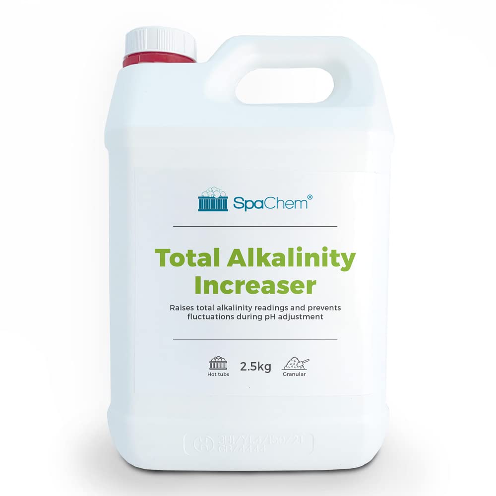 SpaChem Spa Total Alkalinity Increaser 2.5kg, Pure TA, Alkalinity Raiser plus water balancer - for hot tubs, spa's, swimming pool water treatment