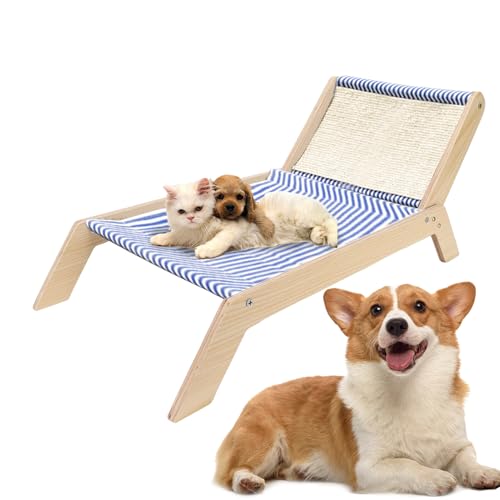 Generico Cama para Perros completada - Cuattrro Elevado para Mascotas | Cama Multifuncional para Swing Gato sólido | Gato con Silla de salón para Gatito