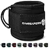 Gymreapers Ankle Straps For Cable Machine Kickbacks, Glute Workouts, Lower Body Exercises – Adjustable Leg Straps with Neoprene Padding