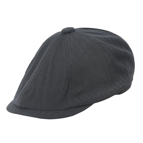 Image of FabSeasons Cotton Ivy Flat Golf Cap - Classic Newsboy Gatsby Hat for Men
