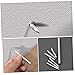 GARVALON 300pcs Double Screw Nails for Upholstery Tacks Seamless Nail Wall Fastening Tool Skirting Nails Kit