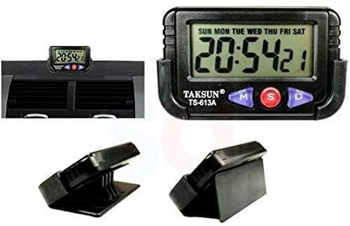 Image of LED Digital Wall Clock Hanging, Auto-Adjustable Brightness, Easy to Read at Night12 /24Hr Auto-Adjustable Brightness Temperature,for Bedroom,Living Room,Office. (Black)