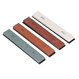 4 Stück Messerschleifstein Schleifstein Wet Stone Sharpener Kits 120 320 600 1500 Körnung