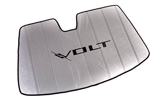 Weekly Top Sale GM Accessories 23446096 Front Sunshade Package in Silver with Black Volt Script