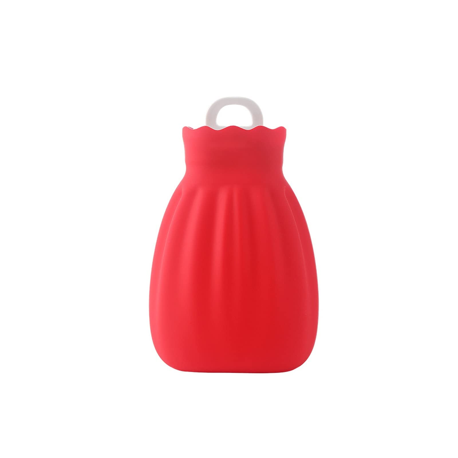 JINGYAN Termofory Silikonowy Wstrzyknięcie Water Ciepełka Hot and Cold Bottle Butelka Damska Prosta Moda Podgrzewacz