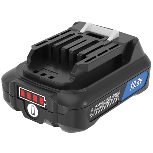Powayup 互換 マキタ 10.8Ｖ 3.0Ah バッテリー BL1015B 1個 互換 BL1015 BL1050 BL1060 BL1040B BL1030対応 掃除機 バッテリー リチウムイオン電池 CL107FDZW 充電式クリーナ 充電式ファン CF101DZ (青)