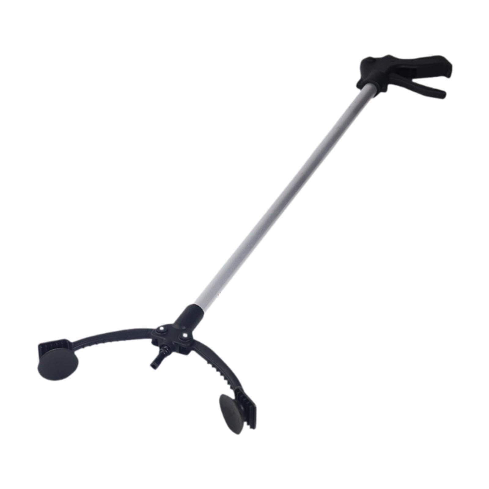 Pinza Raccogli-rifiuti Robusta in Metallo con Funzione di Bloccaggio, Strumento Ergonomico per Raggiungere Rifiuti E Piccoli Oggetti, Adatta per, 26 cm x 80 cm