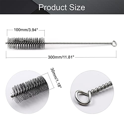 Image of Steel Wire Tube Brush, 1.2-inch Diameter 12-inch Length, 5pcs