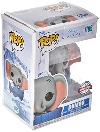 Funko Disney Classics POP! Vinyl Figurine Dumbo in Bathtub Exclusive 9 cm, White Or Cream - Image 2