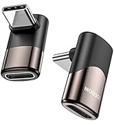 MOGOOD 90 Degree Adapter, C Male to C Female USB C Extender Adapter Type-C Data Transmission PD10...