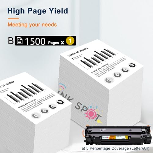 Image of Easy Refill 88A Toner Cartridge for HP 88A CC388A Toner Cartridge for HP LaserJet Printer M1136 MFP, M126nw MFP, P1007, P1108, P1106(TN-88A Easy Refill 1PIC)