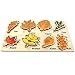 Leaf Wooden Jigsaw Puzzles Educational Learning Stem Toys Boys Girls Birthday Gift Colorful Shape