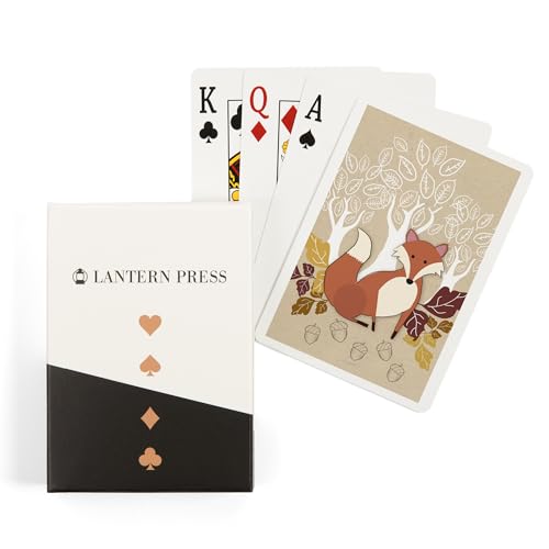 Lantern Press Juego de Cartas Póker con 52 naipes