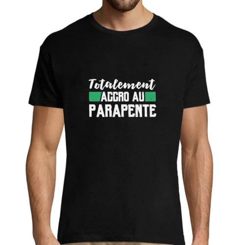 T-shirt homme drôle parapente pour afficher sa passion du vol