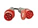 Produktbild CEE Bausatz Adapter 32A/400V Stecker auf CEE 16A/400V Kupplung 5-polig 5x2,5mm