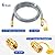 GasSaf 6 FT 1/2" ID Natural Gas Grill Hose with Quick Connect Fitting, Natural Gas Conversion Kit Suitable for Gas Grill, Generator, Patio Heater and More (with Sealing Tape)