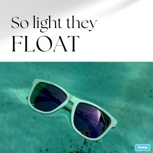 Image of Floating Sunglasses Rubberized Eddys | Polarized Water Repelling Lenses | No Slip Frame | Lightweight | Men and Women