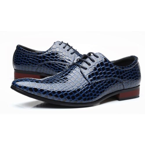 Dress Oxford for Men's Lace-up Casual Vegan Leather Non Slip Shoe for Business Office Party Wedding3