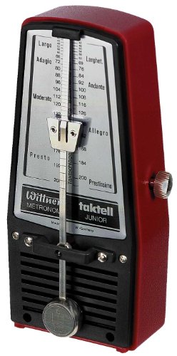 Wittner 903110 Metronomo Junior Cassa Sintetico Colore Rosso Rubino