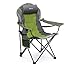 Produktbild BERGER Campingstuhl Tarim - Faltstuhl Klappstuhl Anglerstuhl Gartenstuhl Klappbar inkl. Packsack - Leicht Faltbar hoher Rücken mit Getränkehalter und Kopfpolster - Belastbar bis 120kg