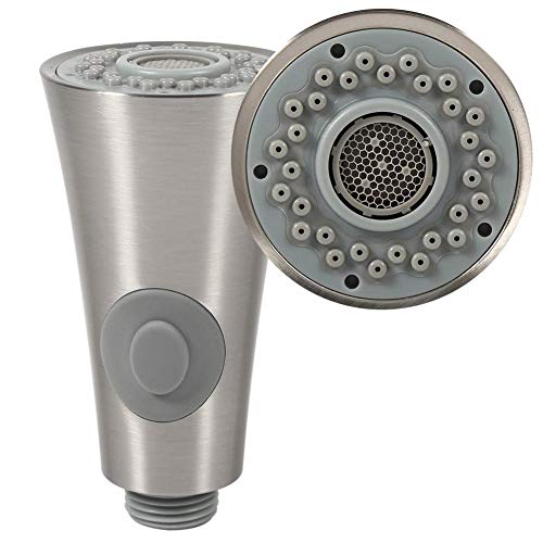 Wasserhahn Ersatzkopf Küchenarmatur Ersatzbrause Brausekopf Spültischarmatur Wasserhahn Küchenbrause Pull Out Spray Kopf Ersatzteil Badezimmer Küche Zubehör 2-Funktionen, 1/2 ABS Plastic