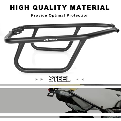 Barras de protección laterales para moto DRZ400 2003-2024 miniatura 4
