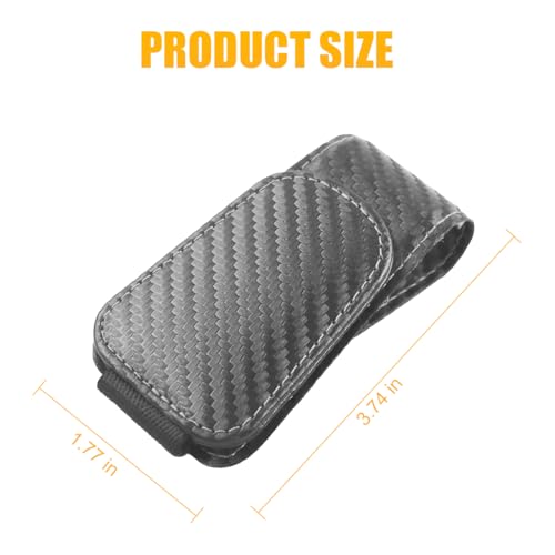 Image of AICEL Sunglasses Holders for Car Sun Visor, Leather Eyeglasses Hanger Mounter, Magnetic Glasses Holder and Ticket Card Clip, Auto Interior Accessories Universal for SUV Pickup Truck