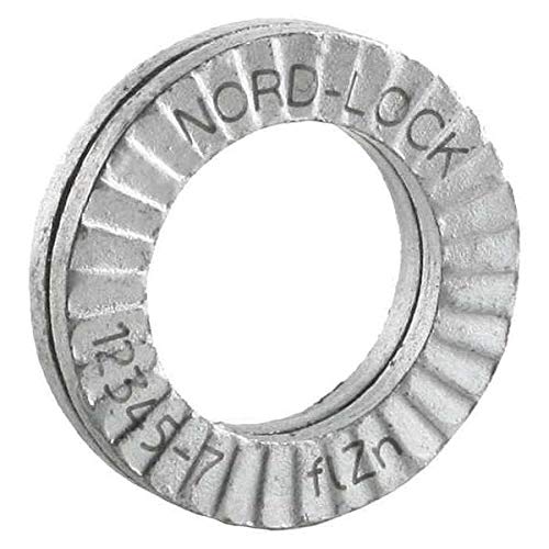 Nord-Lock, 1523, Lock Washer, Bolt 5/16, Steel, PK20
