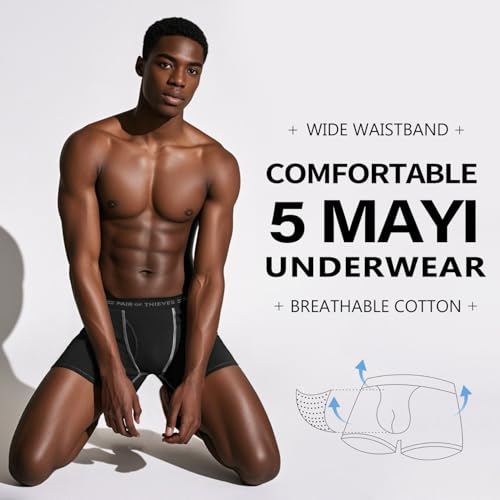 Men's Cotton Underwear Pack (3 Pack), Boxer Trunks Pack for Men2